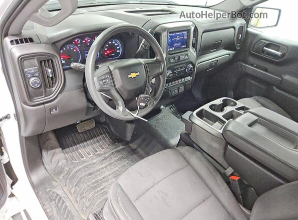 3GCNAAED2RG327464 2024 CHEVROLET SILVERADO White წინა პანელის ხედი