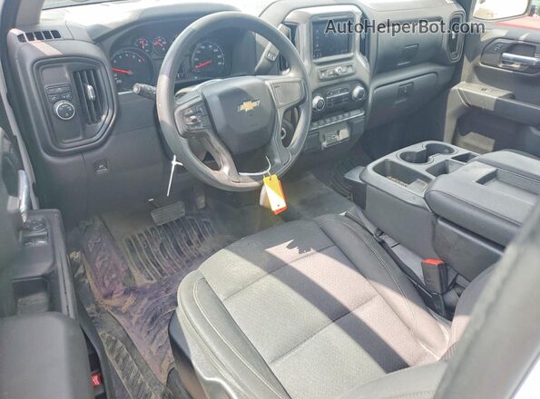 3GCNAAED4PG297316 2023 CHEVROLET SILVERADO White Widok deski rozdzielczej