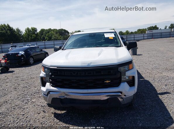 3GCNAAED5NG546977 2022 CHEVROLET SILVERADO White Widok zestawu wskaźników