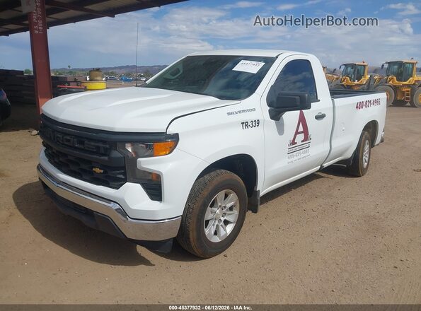 3GCNAAED8NG685324 2022 CHEVROLET SILVERADO White Передня ліва чверть