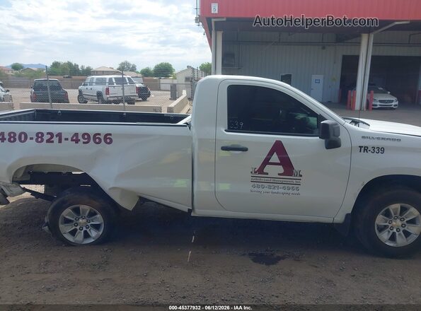 3GCNAAED8NG685324 2022 CHEVROLET SILVERADO White Вид задньої частини салону