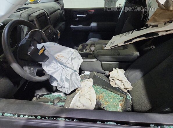 3GCNAAED8SG366808 2025 CHEVROLET SILVERADO White Vista interior delantera