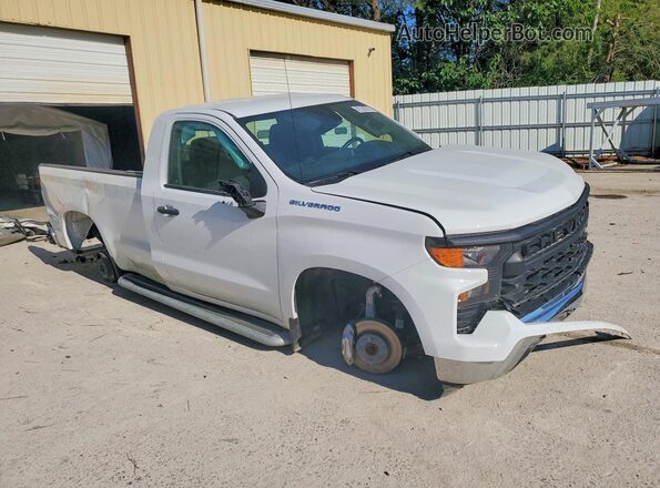 3GCNAAEDXPG312546 2023 CHEVROLET SILVERADO White Передня права чверть