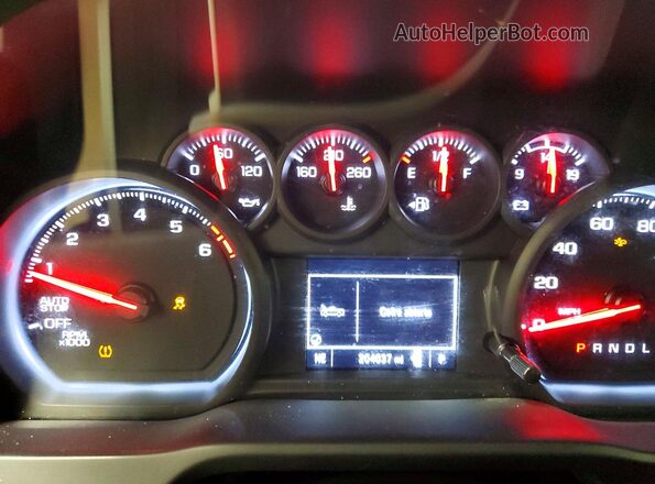 3GCNAAEK0PG359244 2023 CHEVROLET SILVERADO White Vista del cuadro de instrumentos