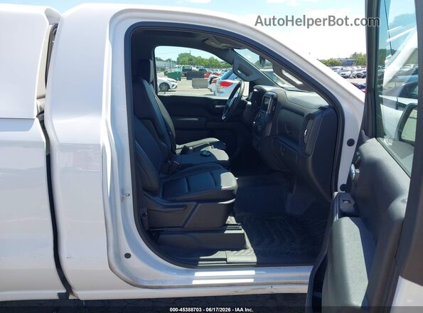 3GCNAAEK2PG340128 2023 CHEVROLET SILVERADO White Widok wnętrza z przodu