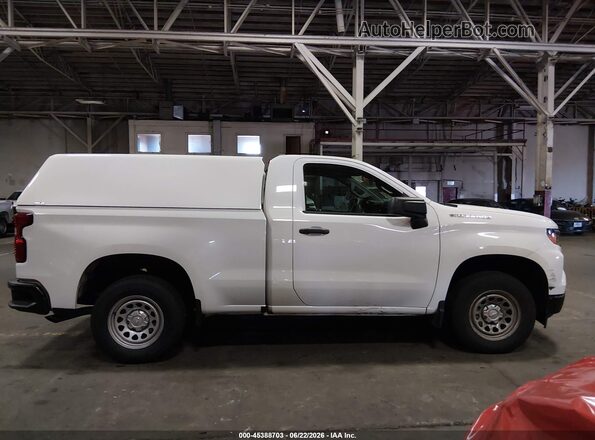 3GCNAAEK2PG340128 2023 CHEVROLET SILVERADO White Widok wnętrza 360 stopni