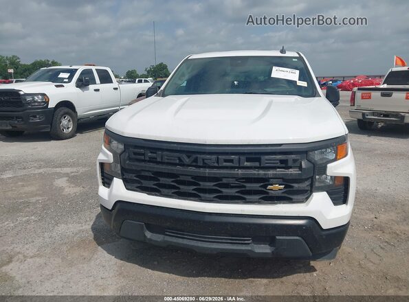 3GCNAAEK3PG347816 2023 CHEVROLET SILVERADO White ხელსაწყოთა პანელის ხედი