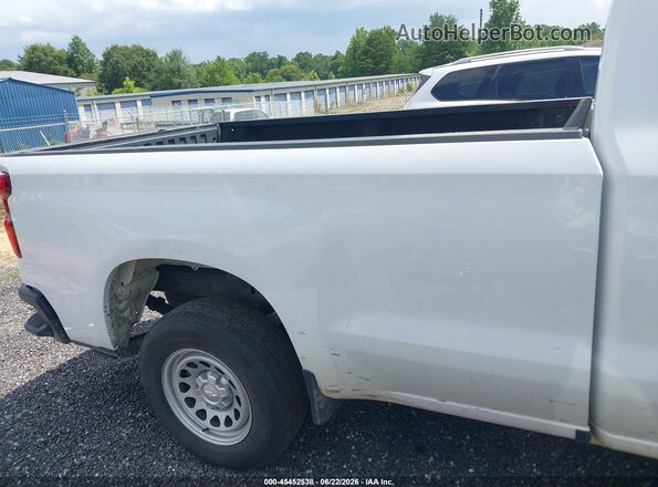 3GCNAAEK6NG542127 2022 CHEVROLET SILVERADO White Widok naklejki z numerem VIN