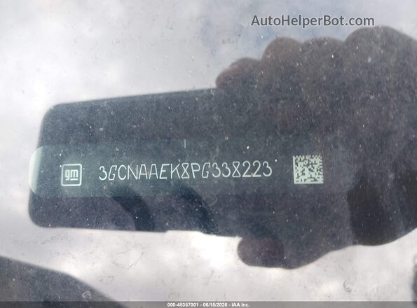 3GCNAAEK8PG338223 2023 CHEVROLET SILVERADO White 