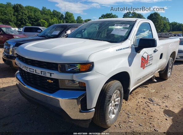3GCNWAED0NG188740 2022 CHEVROLET SILVERADO White წინა მარცხენა ხედი სამი მეოთხედიდან