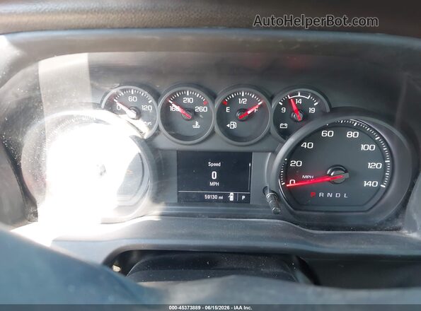 3GCNWAED0NG188740 2022 CHEVROLET SILVERADO White უკანა სავარძლების ხედი