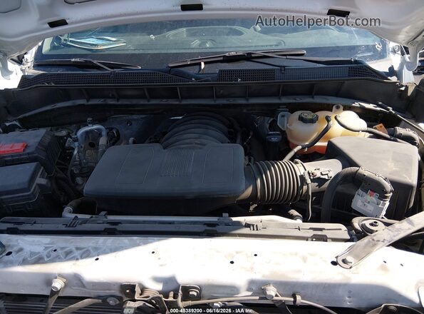 3GCNWAED2NG208809 2022 CHEVROLET SILVERADO White უკანა ხედი