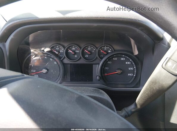 3GCNWAED2NG208809 2022 CHEVROLET SILVERADO White უკანა სავარძლების ხედი