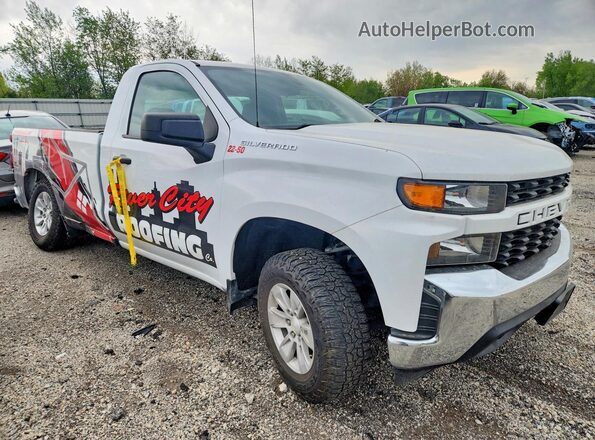 3GCNWAEDXNG145605 2022 CHEVROLET SILVERADO White Przód prawy