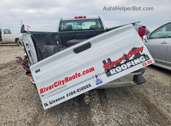 3GCNWAEDXNG145605 2022 CHEVROLET SILVERADO White Widok z tyłu
