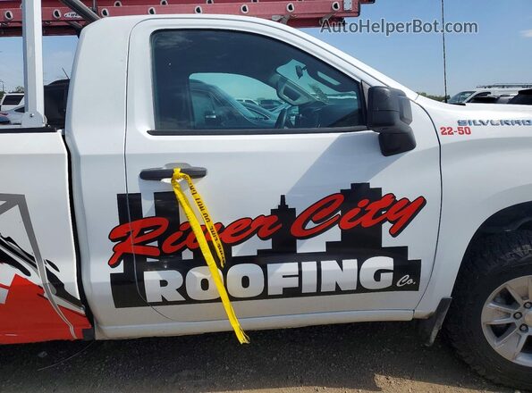 3GCNWAEDXNG145605 2022 CHEVROLET SILVERADO White Widok tylnych siedzeń