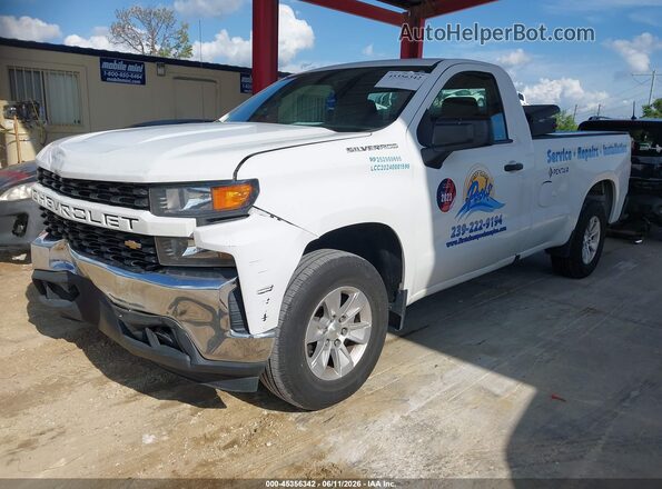 3GCNWAEF2MG385327 2021 CHEVROLET SILVERADO White Przód lewy