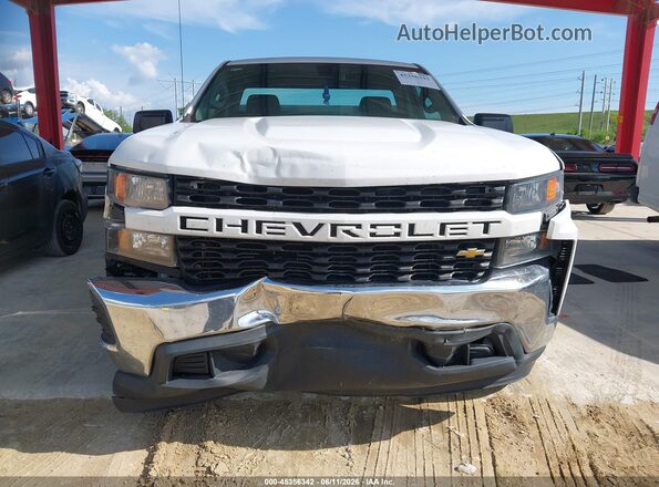 3GCNWAEF2MG385327 2021 CHEVROLET SILVERADO White Widok z przodu