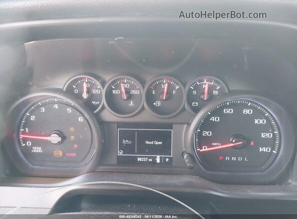 3GCNWAEF2MG385327 2021 CHEVROLET SILVERADO White Widok tylnych siedzeń