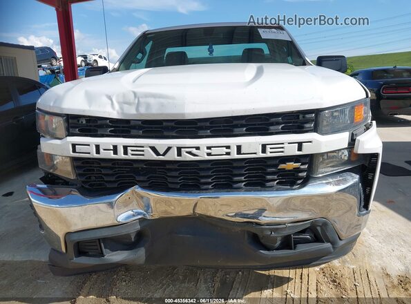 3GCNWAEF2MG385327 2021 CHEVROLET SILVERADO White Widok zestawu wskaźników