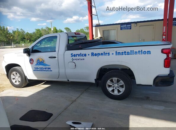 3GCNWAEF2MG385327 2021 CHEVROLET SILVERADO White Widok wnętrza 360 stopni