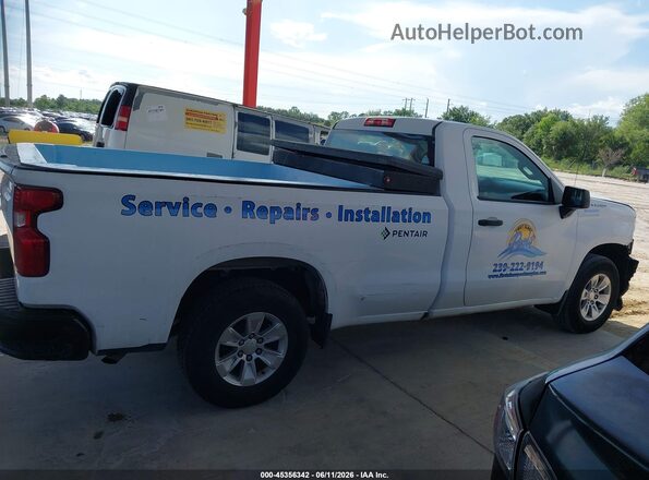 3GCNWAEF2MG385327 2021 CHEVROLET SILVERADO White Widok wnętrza z tyłu