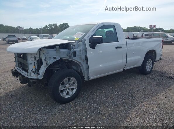 3GCNWAEF6MG239903 2021 CHEVROLET SILVERADO White Front left