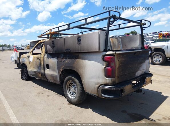 3GCNWAEF9LG310588 2020 CHEVROLET SILVERADO Черный Задняя левая четверть