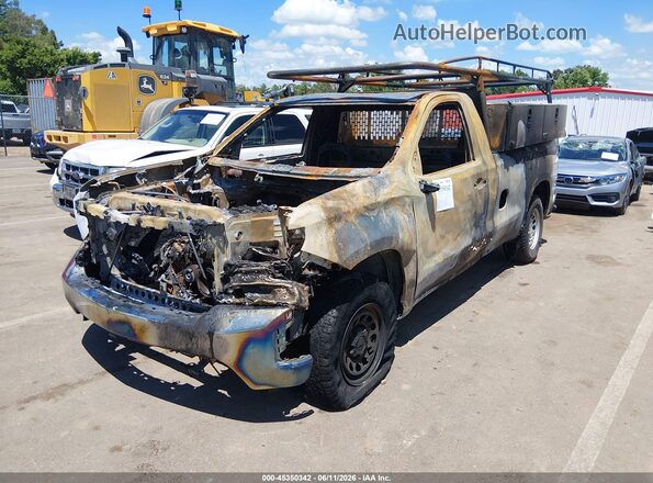 3GCNWAEF9LG310588 2020 CHEVROLET SILVERADO Черный Вид спереди