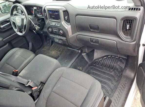 3GCNWAEF9MG321429 2021 CHEVROLET SILVERADO White Vista del salpicadero
