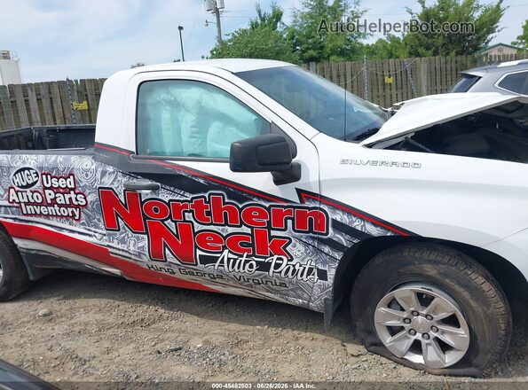 3GCNWAEF9MG360490 2021 CHEVROLET SILVERADO White Widok wnętrza z tyłu
