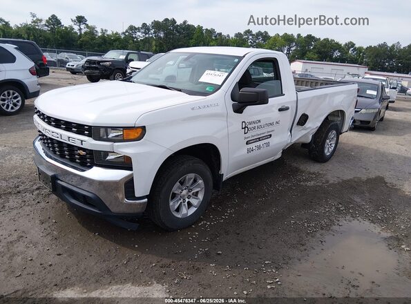 3GCNWAEFXMG321620 2021 CHEVROLET SILVERADO Белый Передняя левая четверть