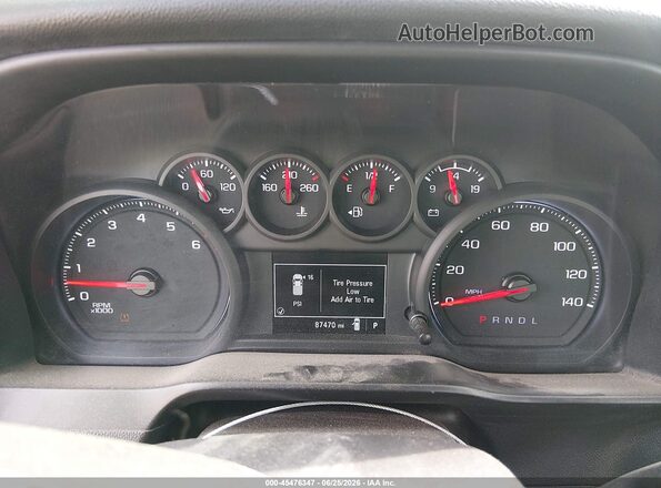 3GCNWAEFXMG321620 2021 CHEVROLET SILVERADO Белый Вид задних сидений