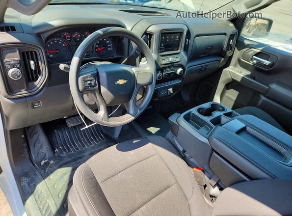 3GCNWAEFXMG477494 2021 CHEVROLET SILVERADO White Вид панелі приладів
