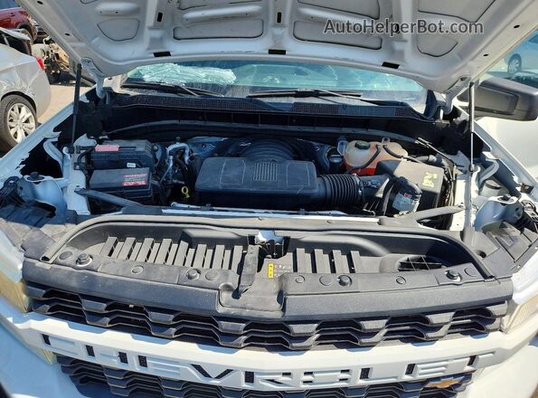 3GCNWAEFXMG477494 2021 CHEVROLET SILVERADO White Вид задньої частини салону