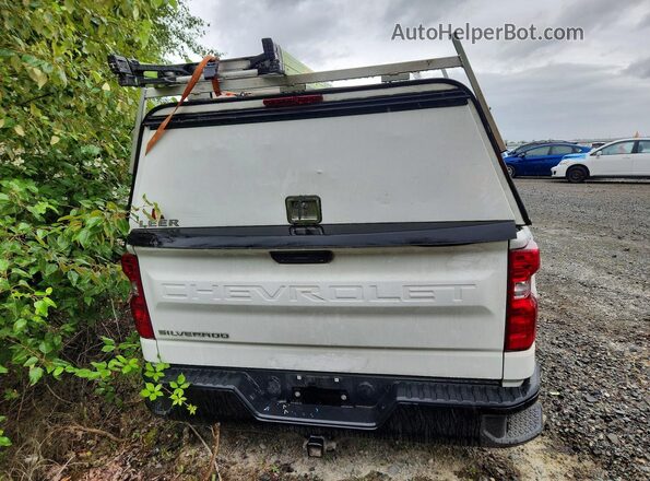 3GCNWAEH1MG285396 2021 CHEVROLET SILVERADO White Vista trasera