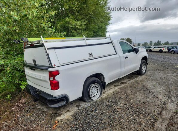 3GCNWAEH1MG285396 2021 CHEVROLET SILVERADO White Trasero derecho