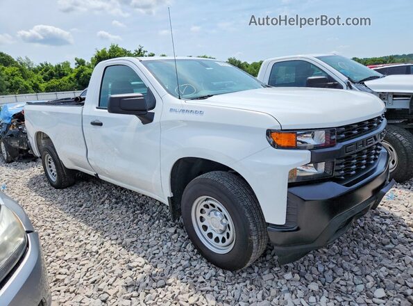 3GCNWAEH3LG195553 2020 CHEVROLET SILVERADO White Front right