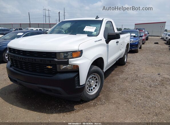 3GCNWAEH5LG223661 2020 CHEVROLET SILVERADO Белый Вид спереди