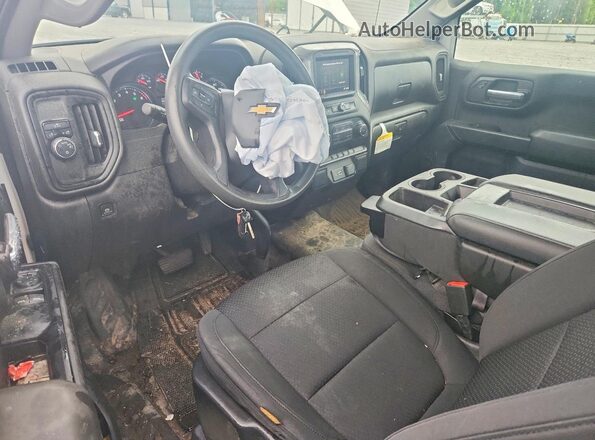3GCNWAEH6MG105670 2021 CHEVROLET SILVERADO Белый Вид панели приборов