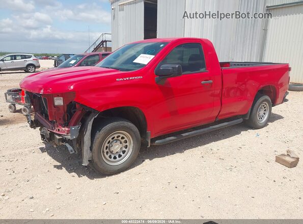 3GCNWAEH7KG261424 2019 CHEVROLET SILVERADO Red Front left