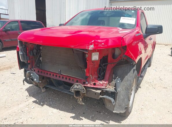 3GCNWAEH7KG261424 2019 CHEVROLET SILVERADO Red Front view