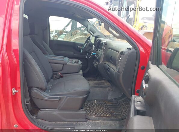 3GCNWAEH7KG261424 2019 CHEVROLET SILVERADO Red Front interior view