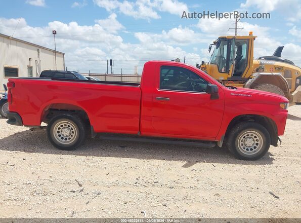 3GCNWAEH7KG261424 2019 CHEVROLET SILVERADO Red 360 interior view