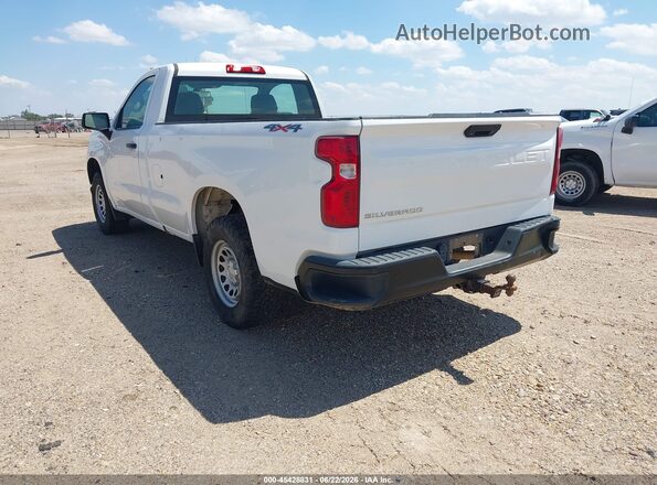 3GCNYAEF2KG213967 2019 CHEVROLET SILVERADO White Rear left