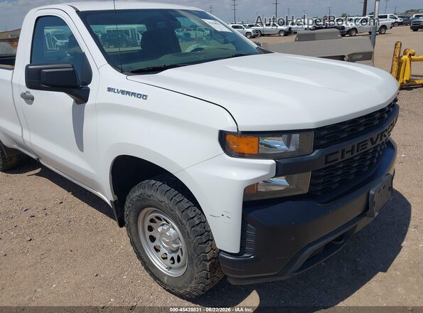 3GCNYAEF2KG213967 2019 CHEVROLET SILVERADO White Front view