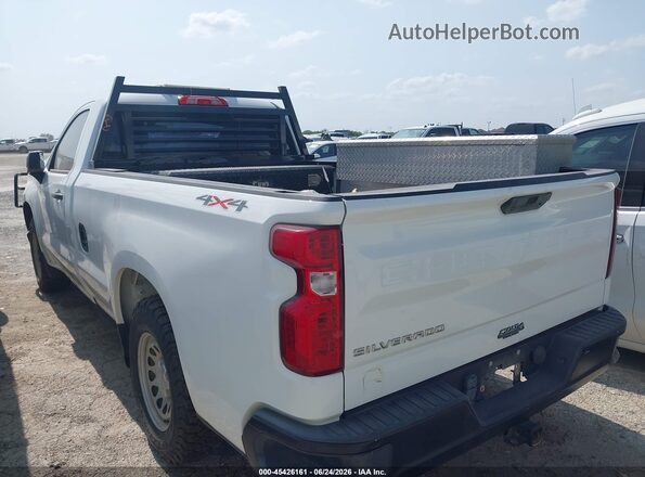 3GCNYAEF4MG177668 2021 CHEVROLET SILVERADO White Rear left