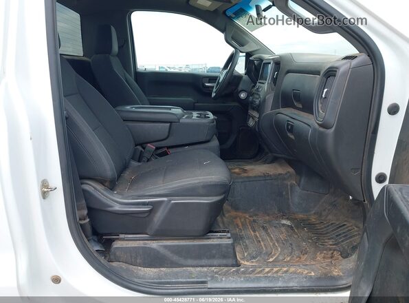 3GCNYAEF7LG126633 2020 CHEVROLET SILVERADO Белый Вид салона спереди
