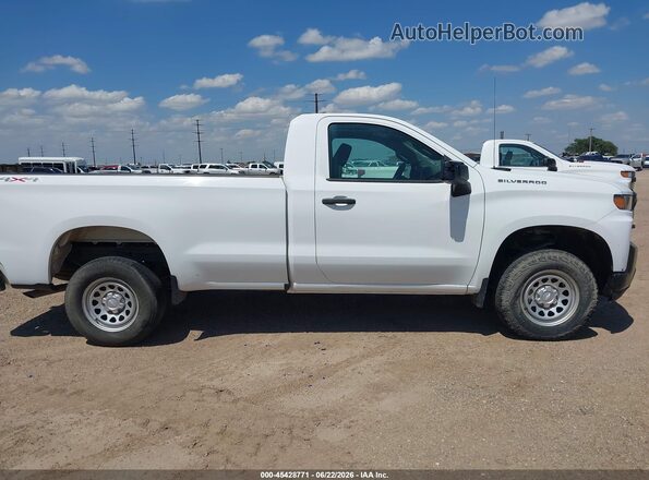 3GCNYAEF7LG126633 2020 CHEVROLET SILVERADO Белый Вид задней части салона