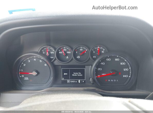 3GCNYAEF8LG134935 2020 CHEVROLET SILVERADO White Հետևի նստատեղերի տեսք